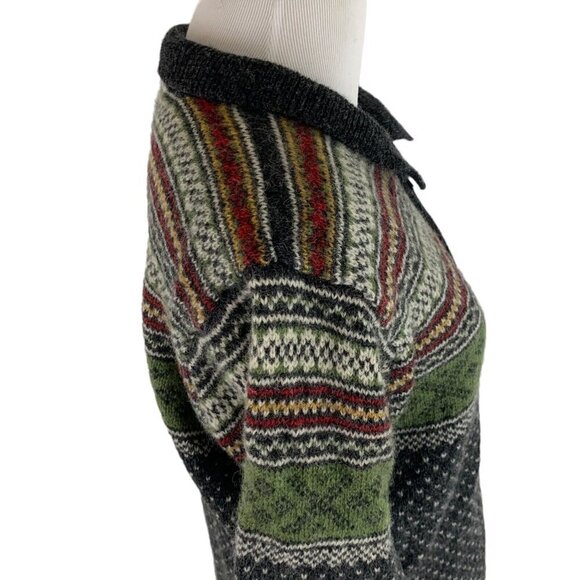 CREEM Company Adelston Women's Size 38/40 Knit Full Zip Sweater Shetland Wool - Picture 7 of 9